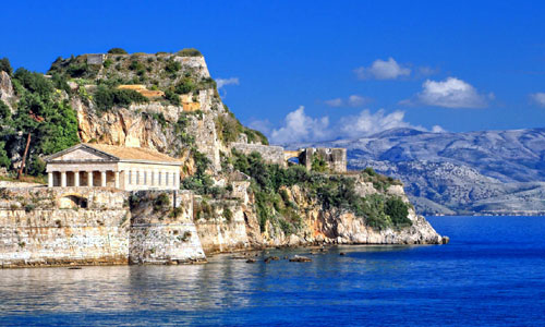 Corfu historic city center